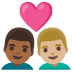 couple with heart, man, man, medium-dark skin tone, medium-light skin tone